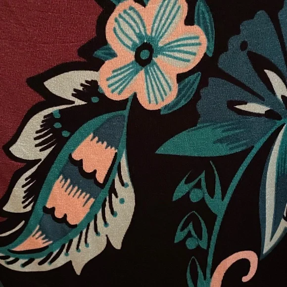 Floral Print Women's Dress - Picture 3 of 5